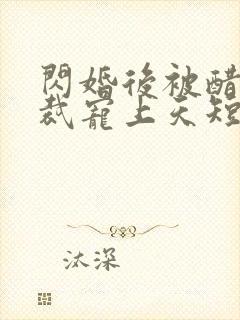 闪婚后被醋王总裁宠上天短剧