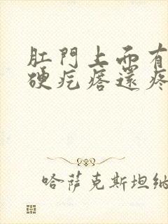 肛门上面有一个硬疙瘩还疼封面