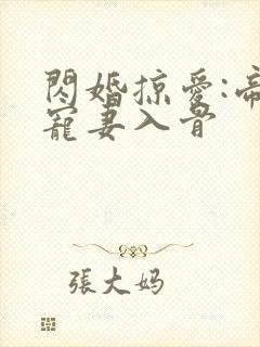 闪婚掠爱:帝少宠妻入骨