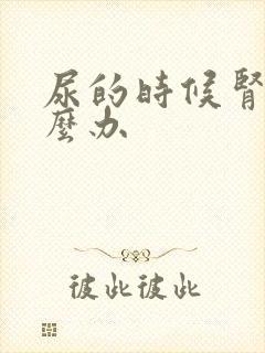 尿的时候肾疼怎么办封面