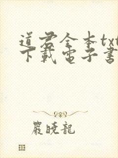 道君全本txt下载电子书八零