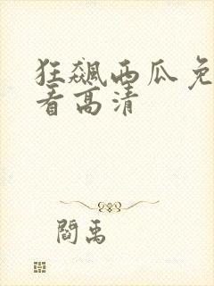 狂飙西瓜免费观看高清