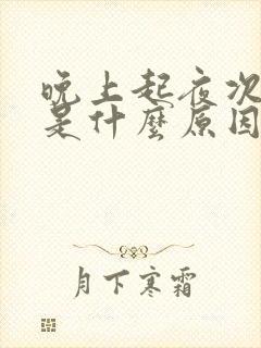 晚上起夜次数多是什么原因