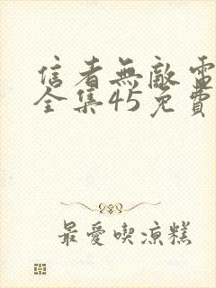 信者无敌电视剧全集45免费观看封面