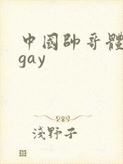 中国帅哥体育生gay