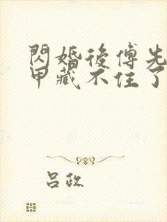 闪婚后傅先生马甲藏不住了在线播放封面