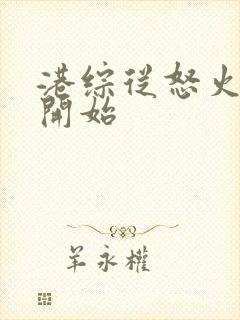 港综从怒火重案开始