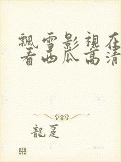 飘雪影视在线观看西瓜高清免费版