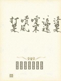 打喷嚏流清鼻涕是风寒还是风热