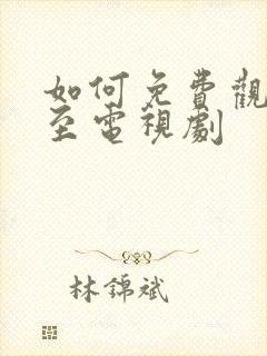 如何免费观看冬至电视剧