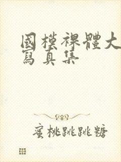 国模裸体大尺度写真集