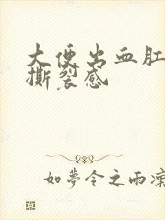 大便出血肛门有撕裂感