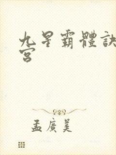 九星霸体诀无量宫封面