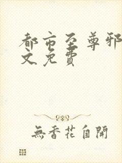 都市至尊邪医全文免费