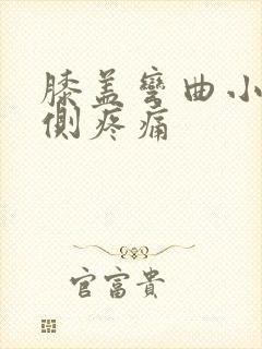 膝盖弯曲小腿外侧疼痛