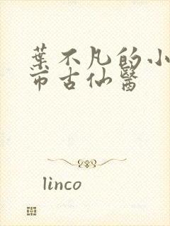 叶不凡的小说都市古仙医