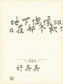 地下偶像sana在哪个软件可以看封面