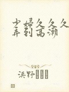 少妇久久久久被弄到高潮