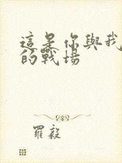 这是你与我最后的战场封面