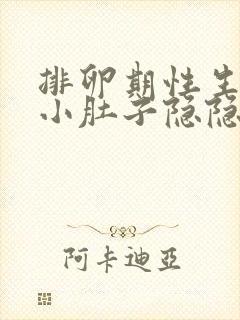 排卵期性生活后小肚子隐隐疼怎么回事