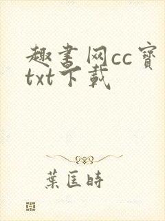趣书网cc宝书txt下载