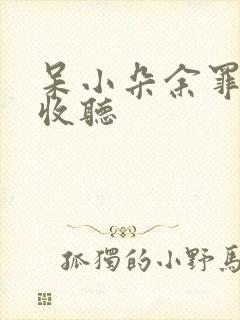 呆小朵余罪全集收听