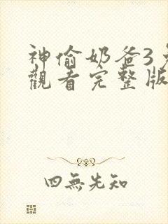 神偷奶爸3免费观看完整版国语封面