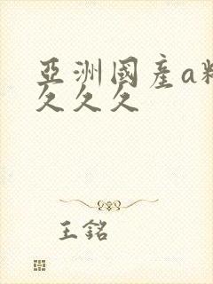 亚洲国产a精品久久久