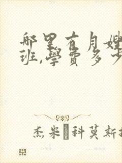 哪里有月嫂培训班,学费多少钱