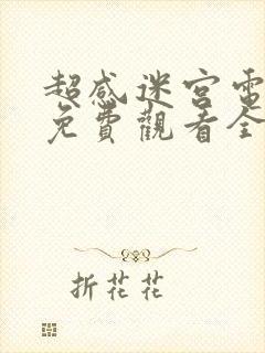 超感迷宫电视剧免费观看全集封面