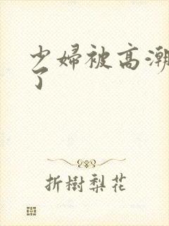 少妇被高潮内射了