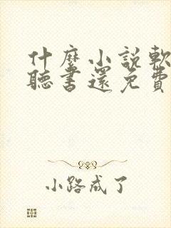 什么小说软件能听书还免费封面