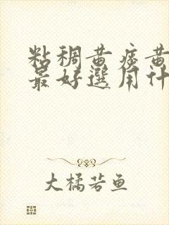 粘稠黄痰黄鼻涕最好选用什么药物