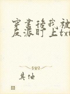 穿书后我被疯批反派盯上txt
