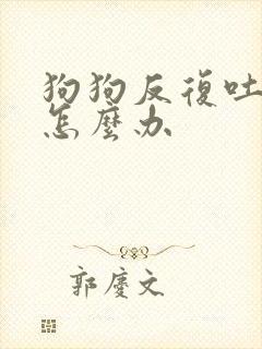 狗狗反复吐黄水怎么办