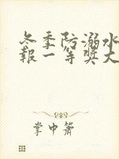 冬季防溺水手抄报一等奖大全