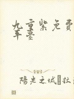 九重紫免费播放平台封面