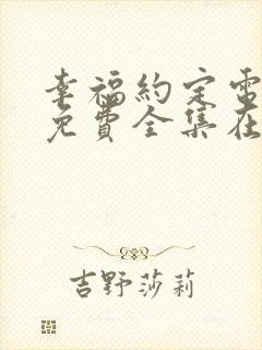 幸福约定电视剧免费全集在线观看