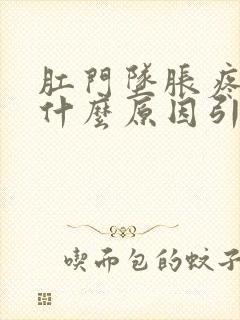 肛门坠胀疼痛是什么原因引起的