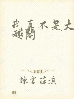 我真不是大佬笔趣阁