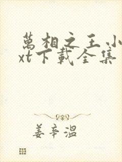 万相之王小说txt下载全集