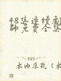 48集连续剧少帅免费全集观看封面