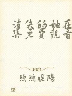 消失的她在线全集免费观看封面