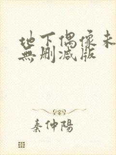 地下偶像未增删无删减版封面