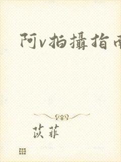 阿v拍摄指南