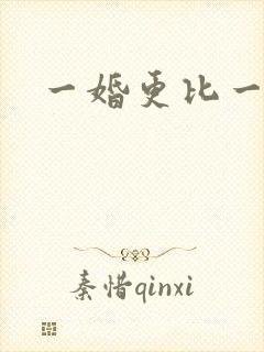 一婚更比一婚高