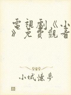 电视剧《小敏家》免费观看