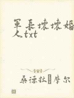 军长坏坏婚宠撩人txt