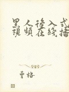 黑人后入式高清视频在线播放