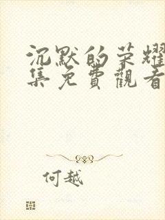 沉默的荣耀24集免费观看